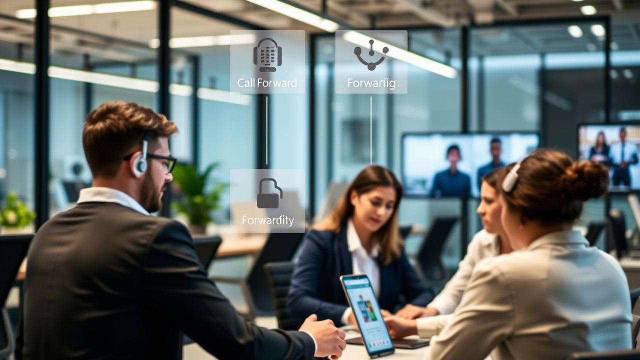 Close-up image of VoIP features tools in use, demonstrating practical application and effectiveness for modern business communication needs.

