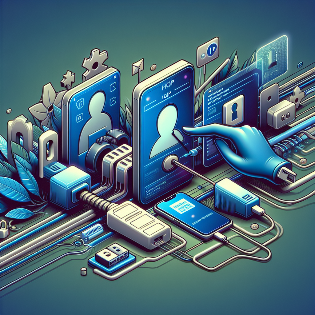Close-up image of VoIP security authentication tools in use, demonstrating practical application and effectiveness for securing communications.