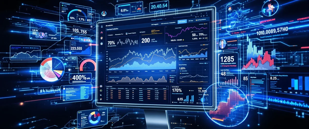 Infographic showing the complete call analytics improvement process, highlighting each step for clarity and understanding of data transformation.